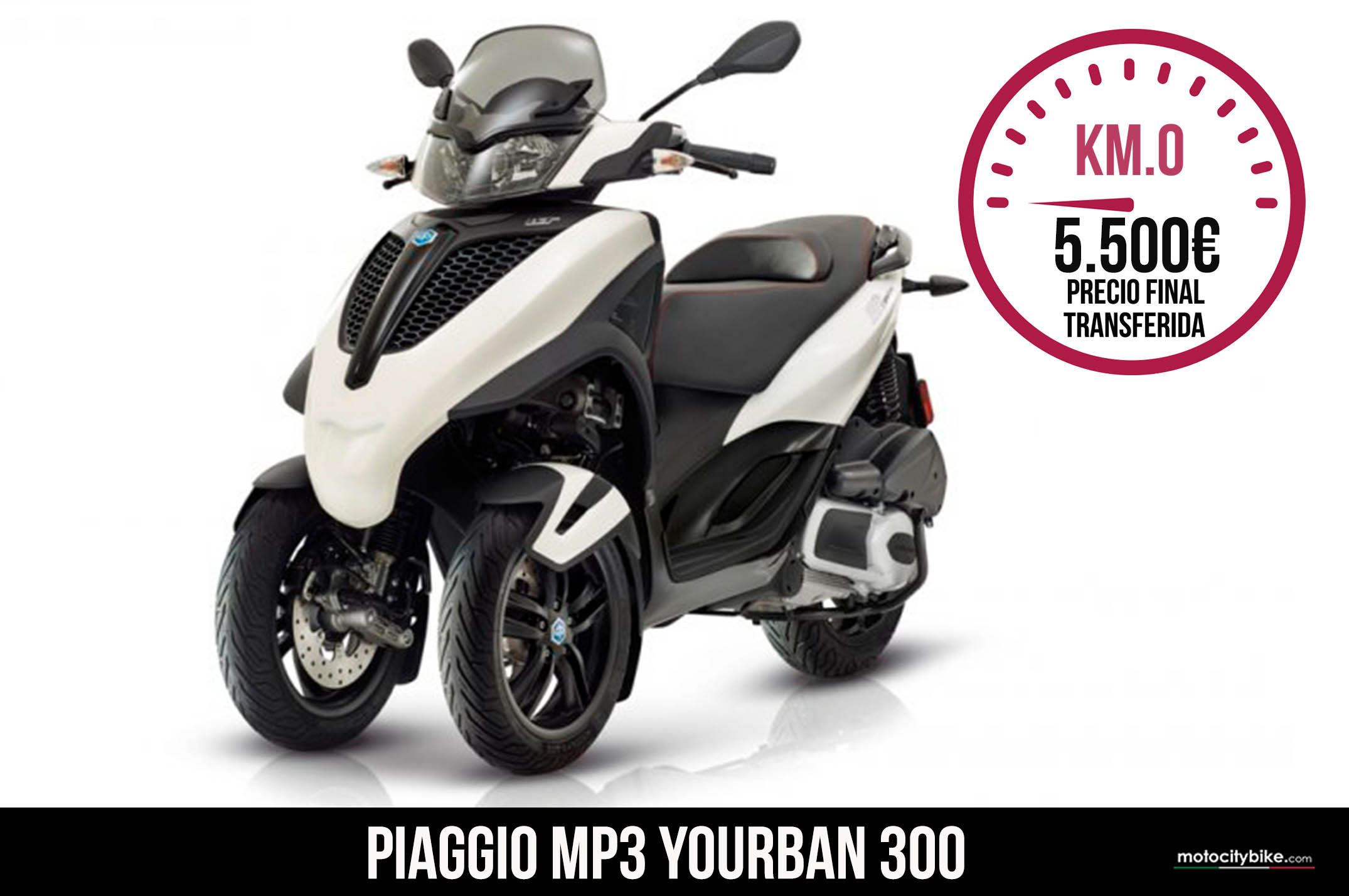 Piaggio Mp3 Yourban Blanco Piaggio Mp3 Yourban Blanco