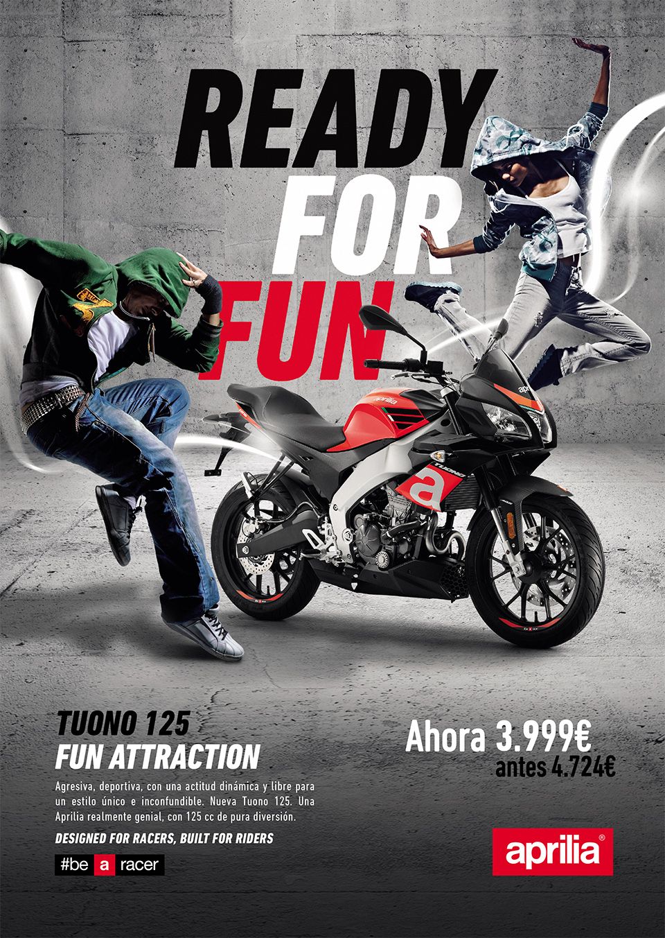 Una auténtica deportiva por sólo 3.999€ - Aprilia Tuono 125 Una auténtica deportiva por sólo 3.999€ - Aprilia Tuono 125