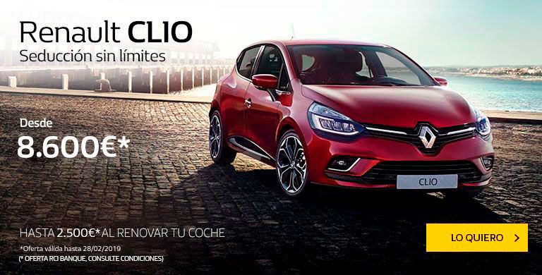 Renault CLIO hasta 28/02/2019 Renault CLIO hasta 28/02/2019
