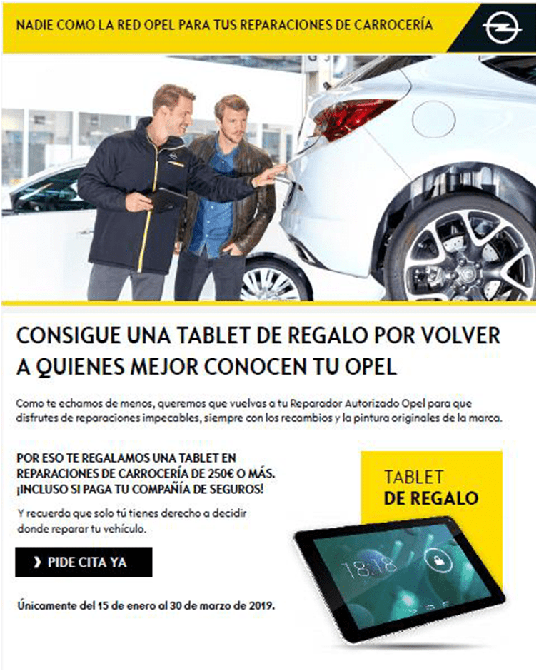CONSIGUE UNA TABLET DE REGALO POR VOLVER A QUIENES MEJOR CONOCEN TU VEHÍCULO CONSIGUE UNA TABLET DE REGALO POR VOLVER A QUIENES MEJOR CONOCEN TU VEHÍCULO