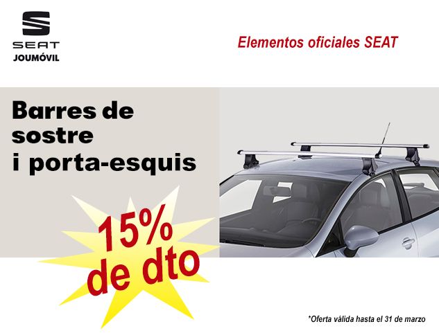 SEAT: 15% DE DTO EN BARRAS PORTANTES Y PORTA ESQUIS! SEAT: 15% DE DTO EN BARRAS PORTANTES Y PORTA ESQUIS!