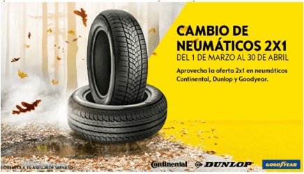 Cambio de Neumáticos 2X1 Cambio de Neumáticos 2X1