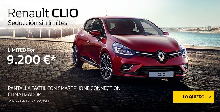 Renault CLIO hasta 31/03/2019 Renault CLIO hasta 31/03/2019