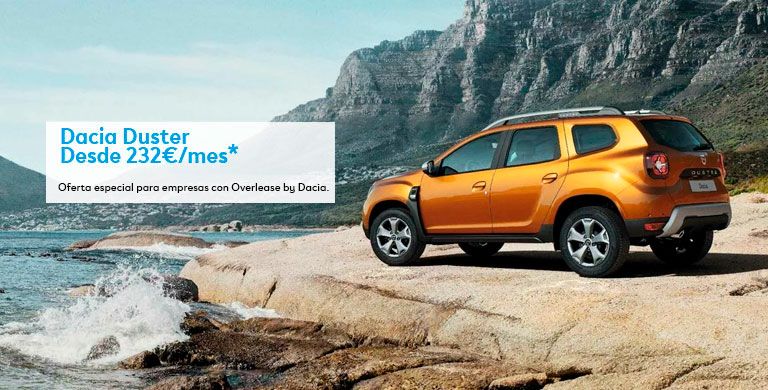 DACIA DUSTER desde 232€/mes* oferta válida hasta 31/03/2019 DACIA DUSTER desde 232€/mes* oferta válida hasta 31/03/2019