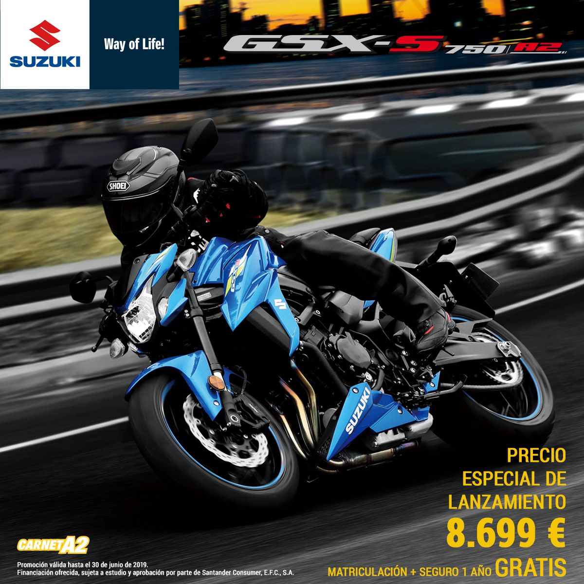 GSX-S750 A2, La naked del momento apta carnet A2 GSX-S750 A2, La naked del momento apta carnet A2
