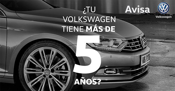 ¿Tienes un Volkswagen con más de 5 años? ¿Tienes un Volkswagen con más de 5 años?