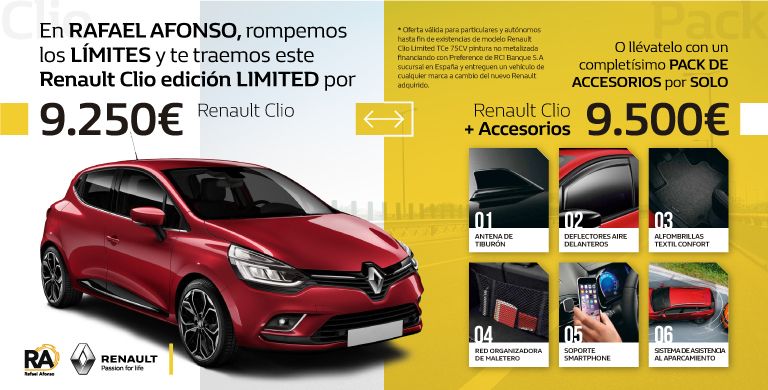 Tu Renault CLIO, ¡¡por SOLO 9.250€!! Tu Renault CLIO, ¡¡por SOLO 9.250€!!