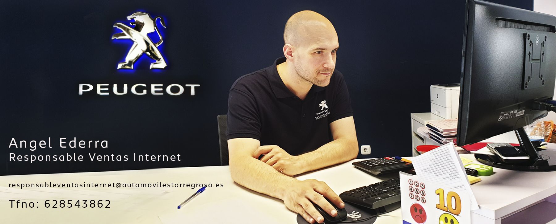 Angel Ederra, Responsable de Ventas por Internet en Peugeot , Automóviles Torregrosa Angel Ederra, Responsable de Ventas por Internet en Peugeot , Automóviles Torregrosa