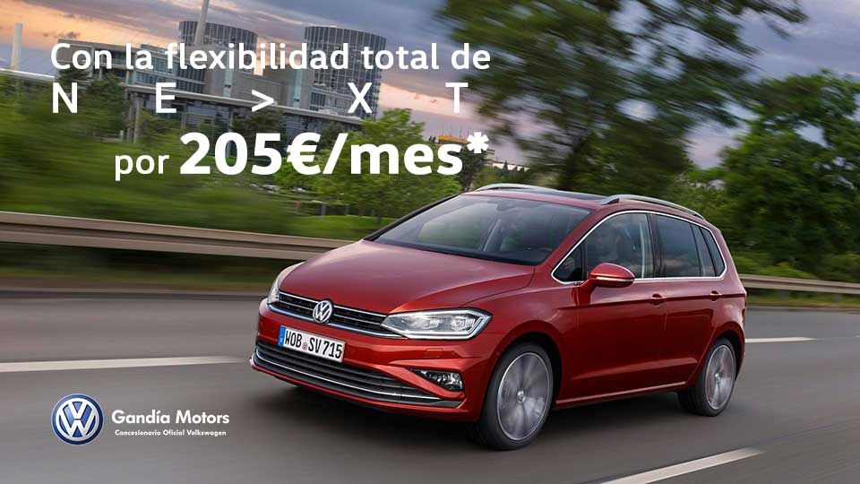 Golf Sportsvan, con espacio para toda la familia por 205€/mes Golf Sportsvan, con espacio para toda la familia por 205€/mes