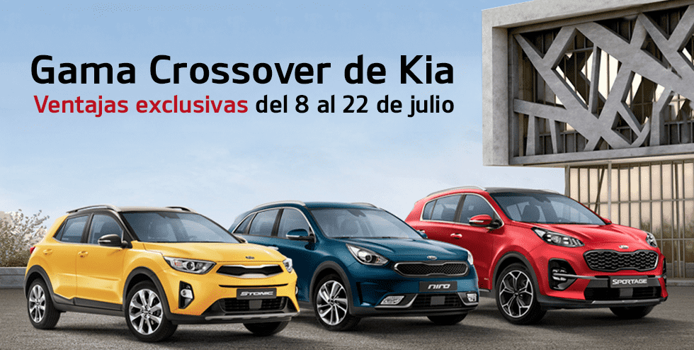 GAMA CROSSOVER DESDE 12.600€ DEL 8 AL 22 DE JULIO GAMA CROSSOVER DESDE 12.600€ DEL 8 AL 22 DE JULIO