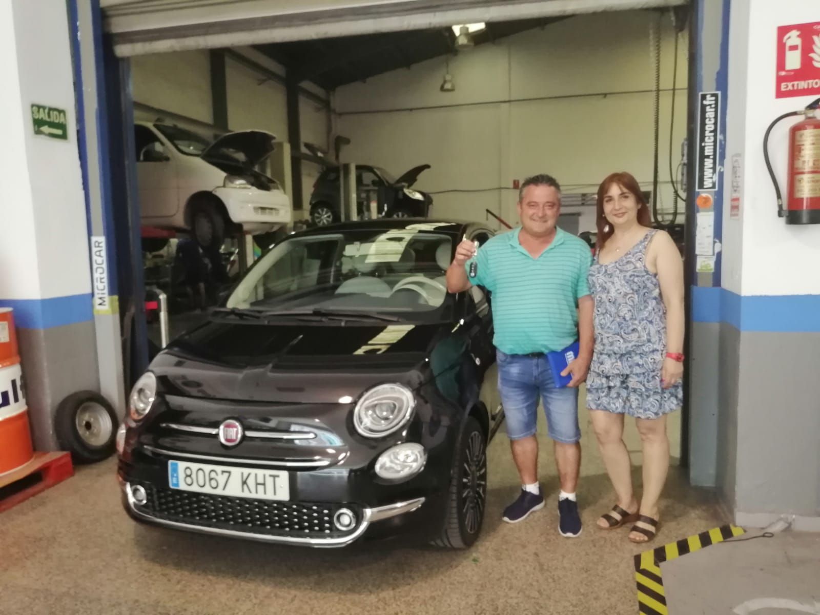 Entrega a Jesús y Maite de un Fiat 500 Entrega a Jesús y Maite de un Fiat 500