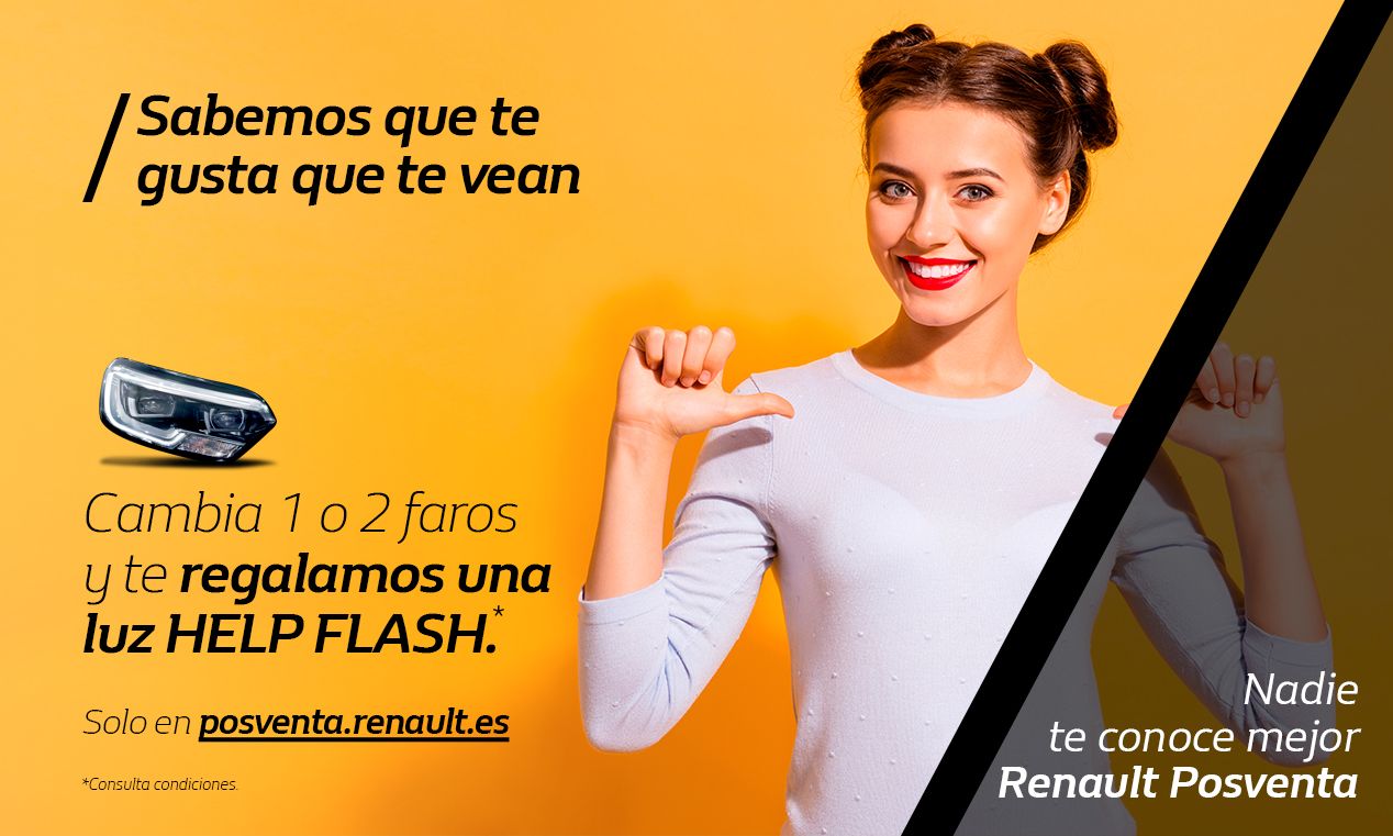 Un HELP FLASH de REGALO al cambiar tus faros Un HELP FLASH de REGALO al cambiar tus faros