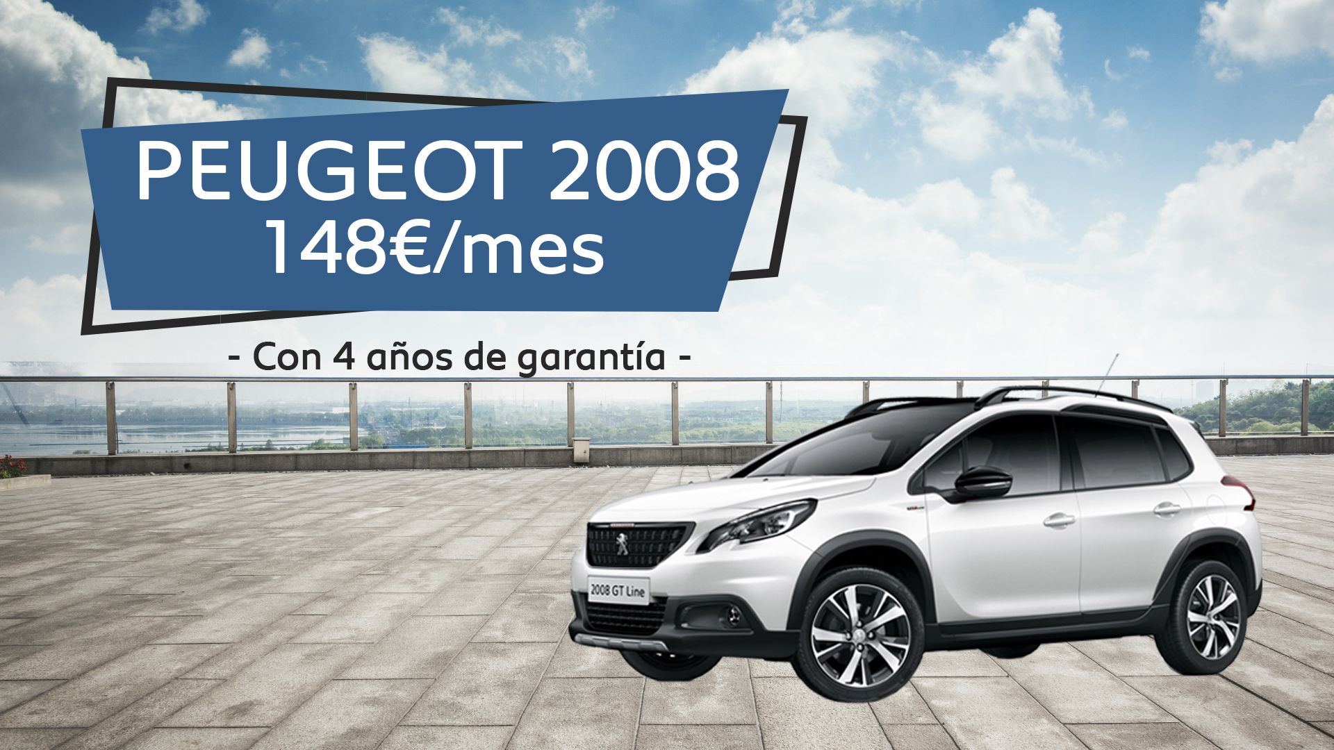 Disfruta de un Peugeot 2008 por sólo 148€/mes Disfruta de un Peugeot 2008 por sólo 148€/mes