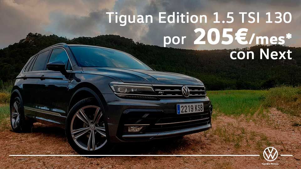 Volkswagen Tiguan, disfruta del camino por 205€ al mes Volkswagen Tiguan, disfruta del camino por 205€ al mes