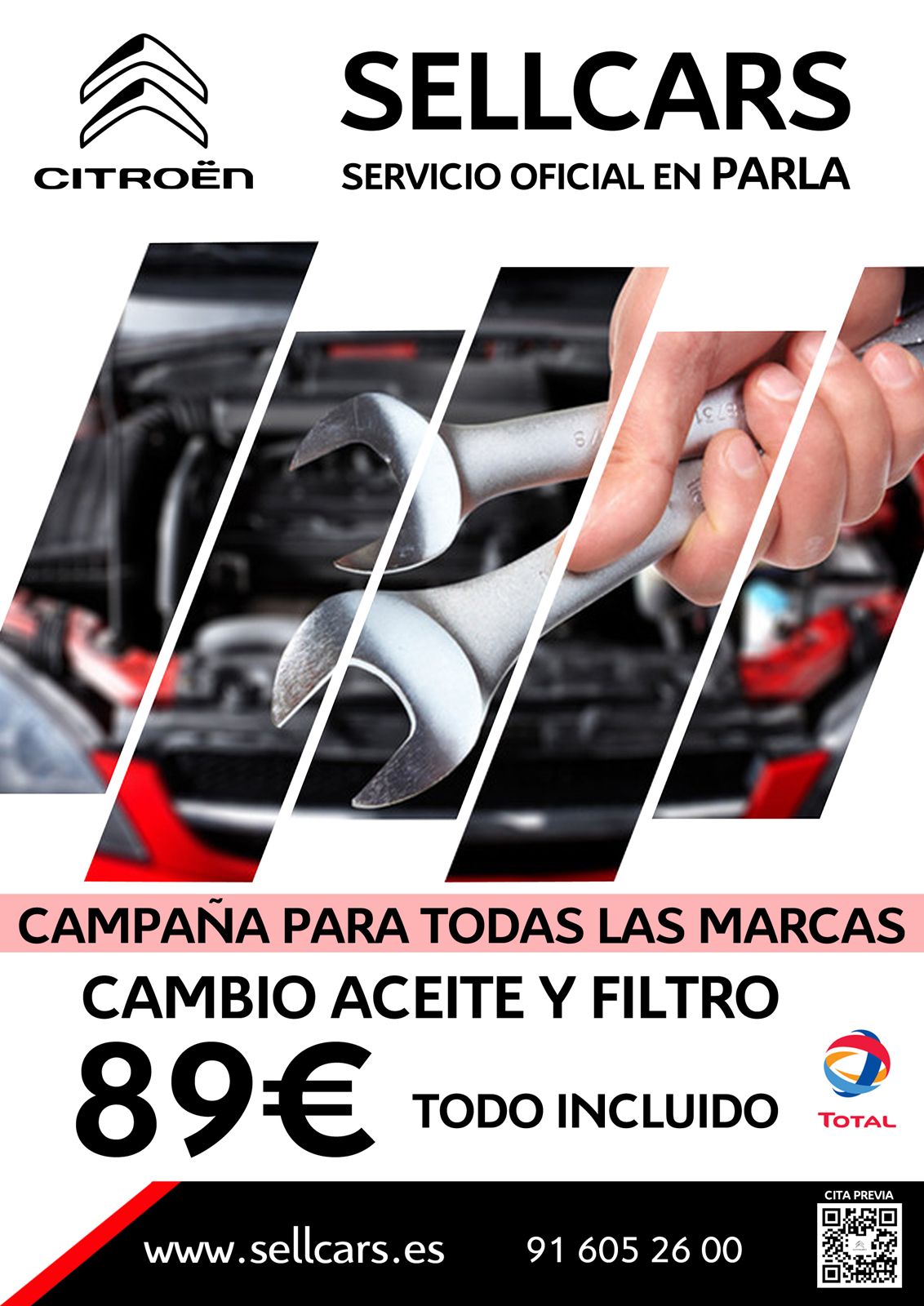 hostilidad fluido enfermedad Cambio Aceite y Filtro 89€ | Sellcars, Servicio Oficial Citroën en Parla  (Madrid)