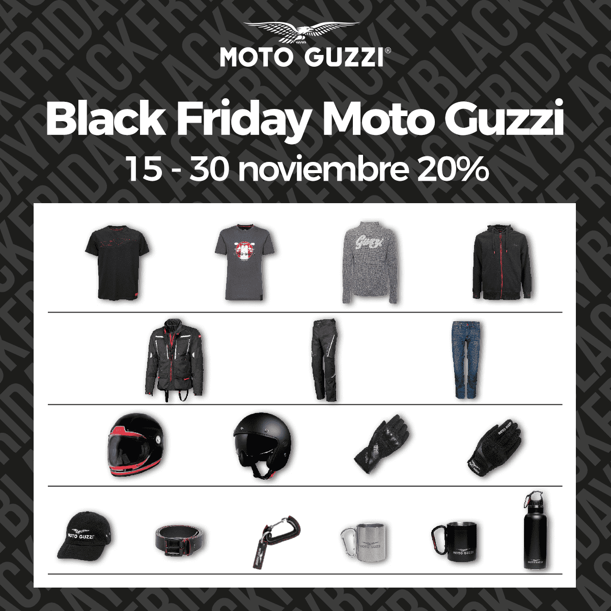 BLACK FRIDAY 2019 MOTOGUZZI BLACK FRIDAY 2019 MOTOGUZZI