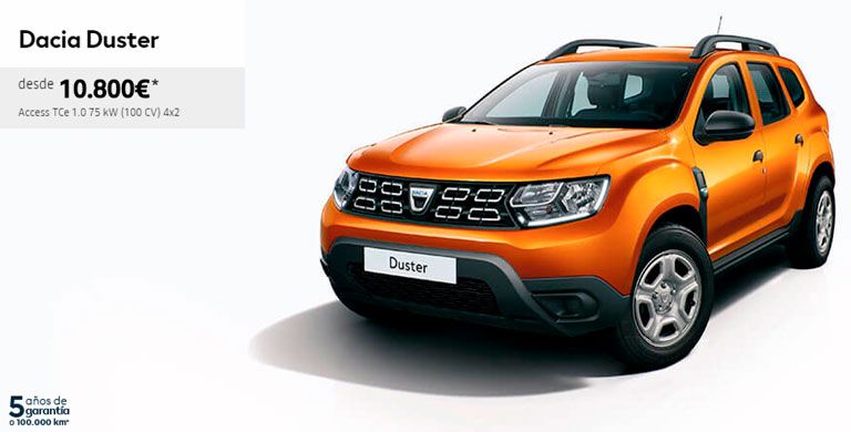 DACIA DUSTER hasta 31/12/19 DACIA DUSTER hasta 31/12/19