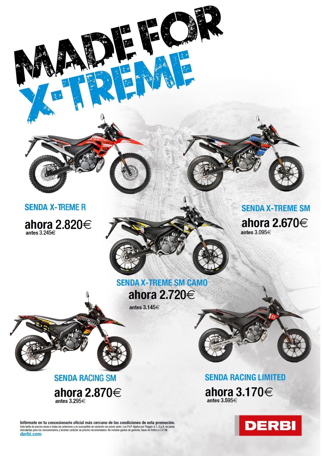 PROMOCION DERBI SENDA 2020 desde 2.670€ PROMOCION DERBI SENDA 2020 desde 2.670€