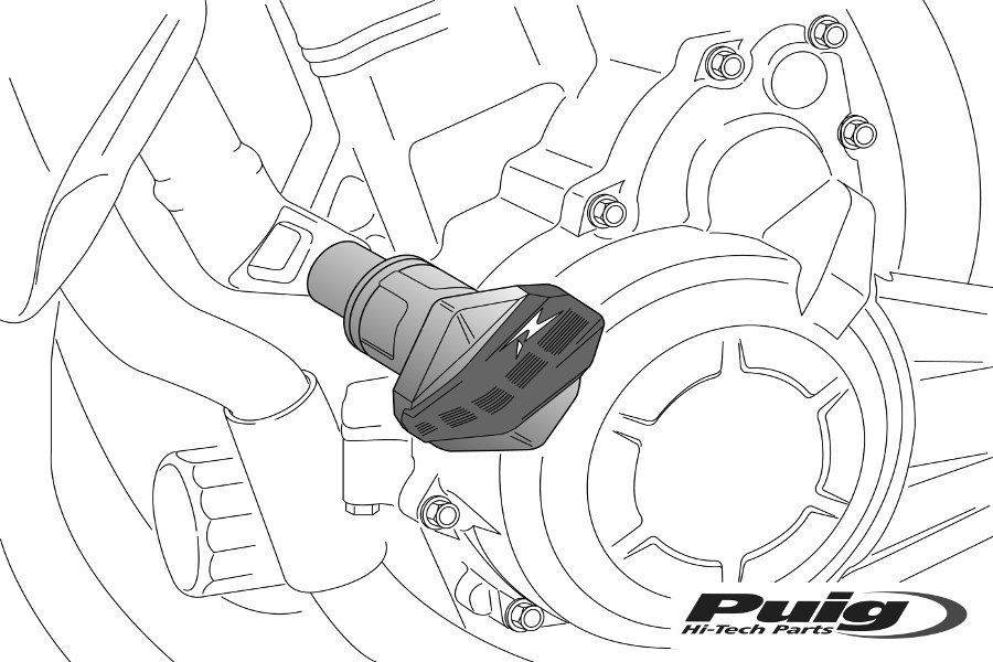 KIT PROTECTOR CARENADO KAWASAKI ZX6R 03/04 KIT PROTECTOR CARENADO KAWASAKI ZX6R 03/04