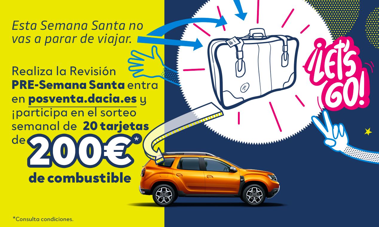 PROMOCIÓN DACIA. REVISIÓN PRE-SEMANA SANTA PROMOCIÓN DACIA. REVISIÓN PRE-SEMANA SANTA