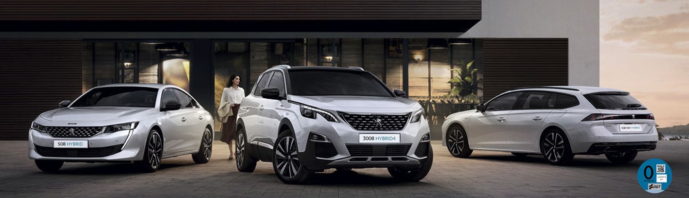 Los vehículos híbridos enchufables de PEUGEOT. Los vehículos híbridos enchufables de PEUGEOT.