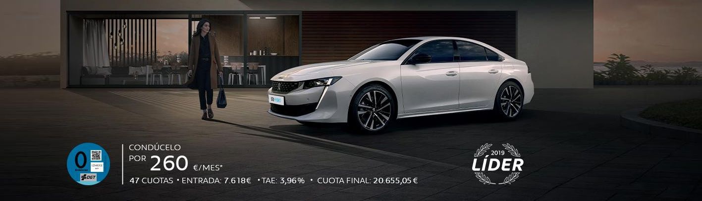 NUEVA GENERACIÓN HÍBRIDOS ENCHUFABLES PEUGEOT 508 POR 260 €/MES* NUEVA GENERACIÓN HÍBRIDOS ENCHUFABLES PEUGEOT 508 POR 260 €/MES*