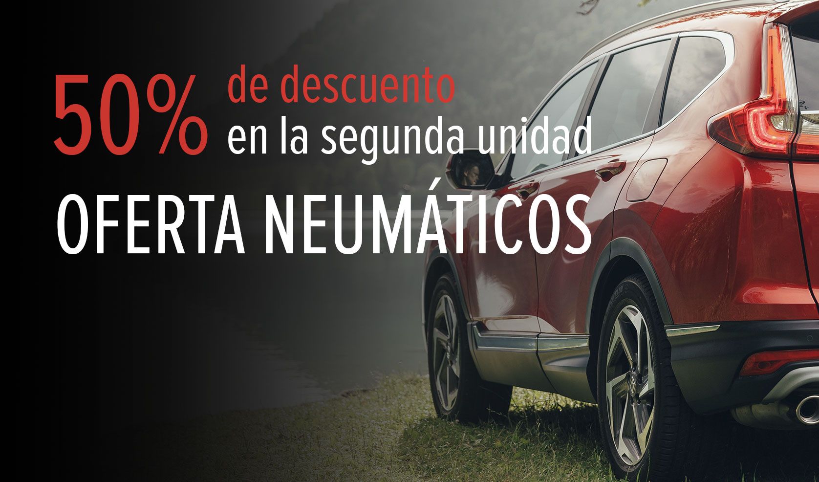 ¡¡TU SEGUNDA UNIDAD DE NEUMÁTICOS AL 50% DE DESCUENTO!! ¡¡TU SEGUNDA UNIDAD DE NEUMÁTICOS AL 50% DE DESCUENTO!!