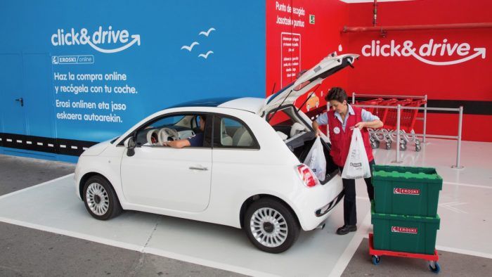 Una muy buena opción para estos días de coronavirus: hacer la compra sin bajarte del coche Una muy buena opción para estos días de coronavirus: hacer la compra sin bajarte del coche