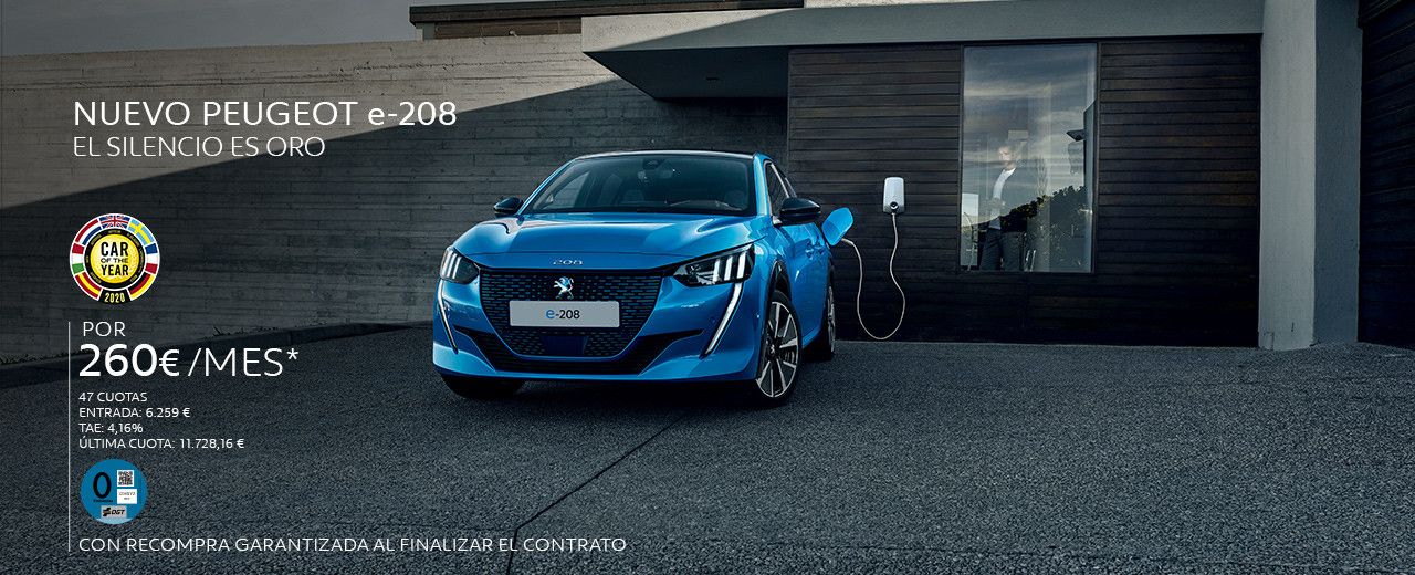 NUEVO PEUGEOT e - 208 EL SILENCIO ES ORO NUEVO PEUGEOT e - 208 EL SILENCIO ES ORO