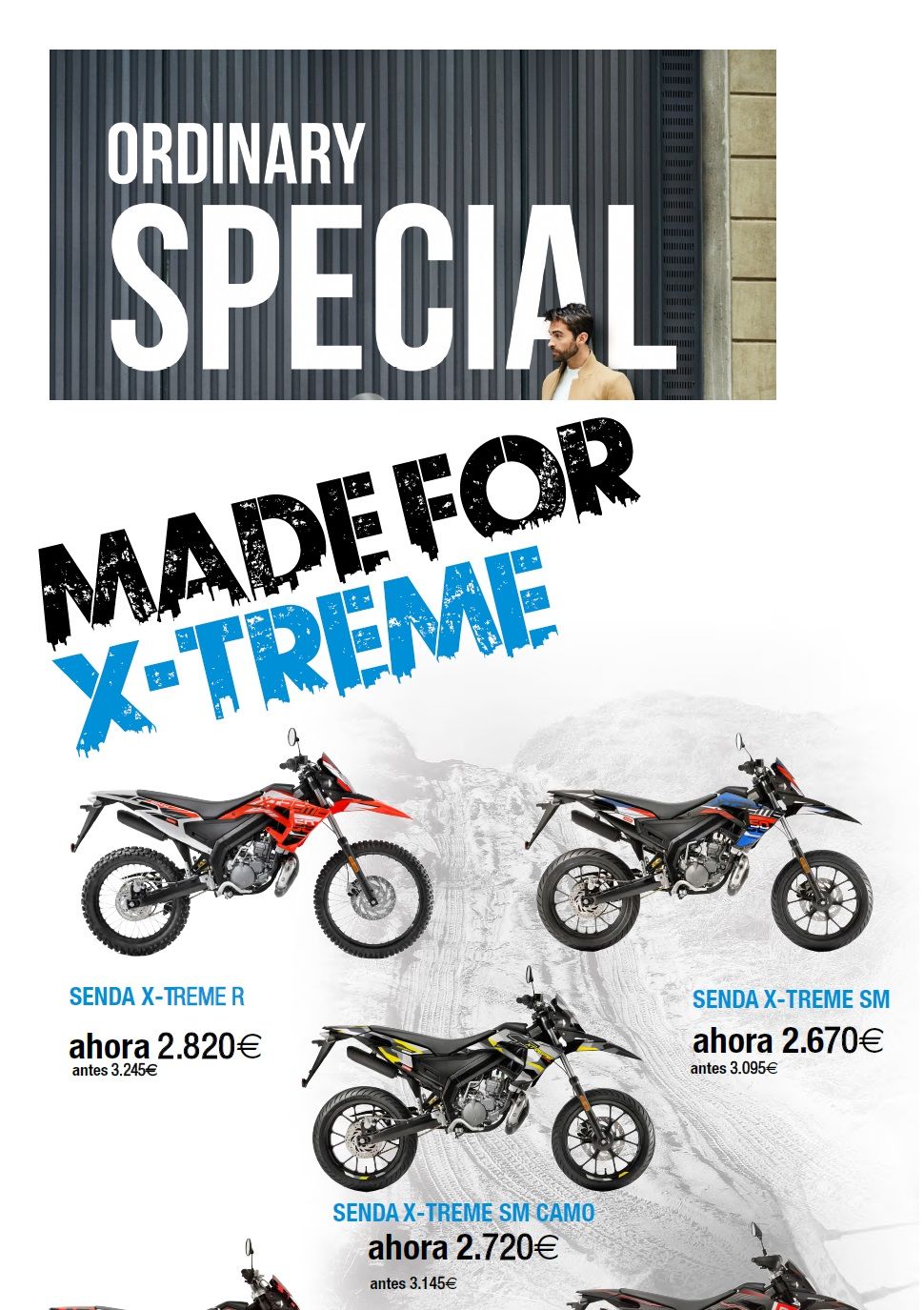 PROMOCION DERBI SENDA 50cc. desde 2.670€ PROMOCION DERBI SENDA 50cc. desde 2.670€