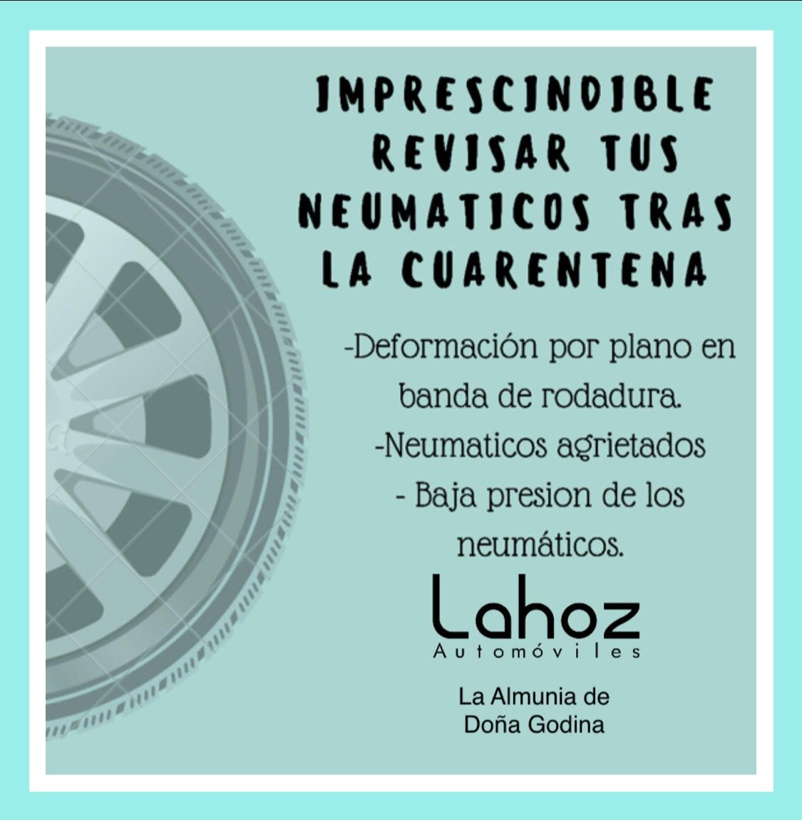 Imprescindible revisar tus neumàticos tras la cuarentena. Consultanos , grandes ofertas. Imprescindible revisar tus neumàticos tras la cuarentena. Consultanos , grandes ofertas.