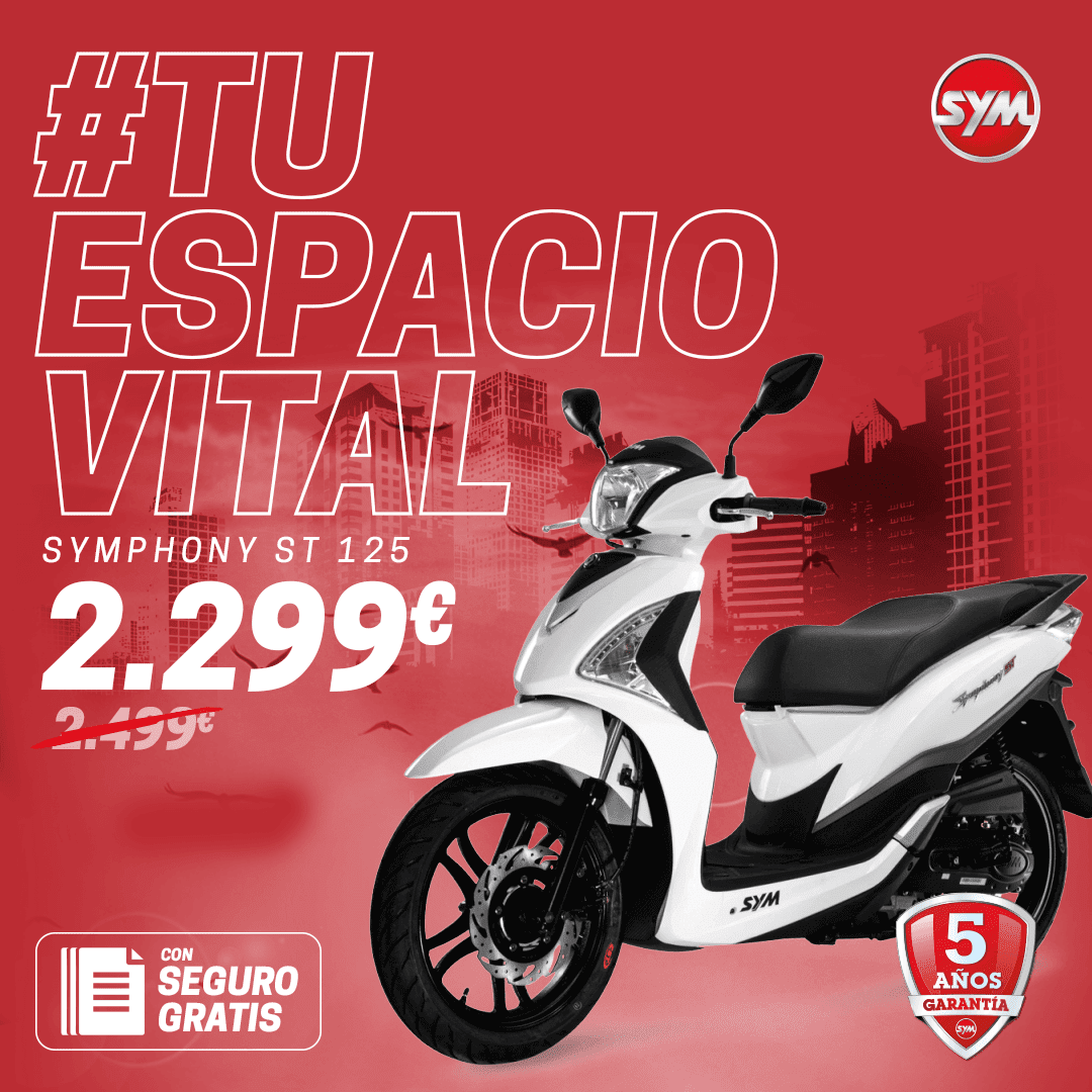 PROMOCION SYM SYMPHONY ST DESDE 2.299€ PROMOCION SYM SYMPHONY ST DESDE 2.299€