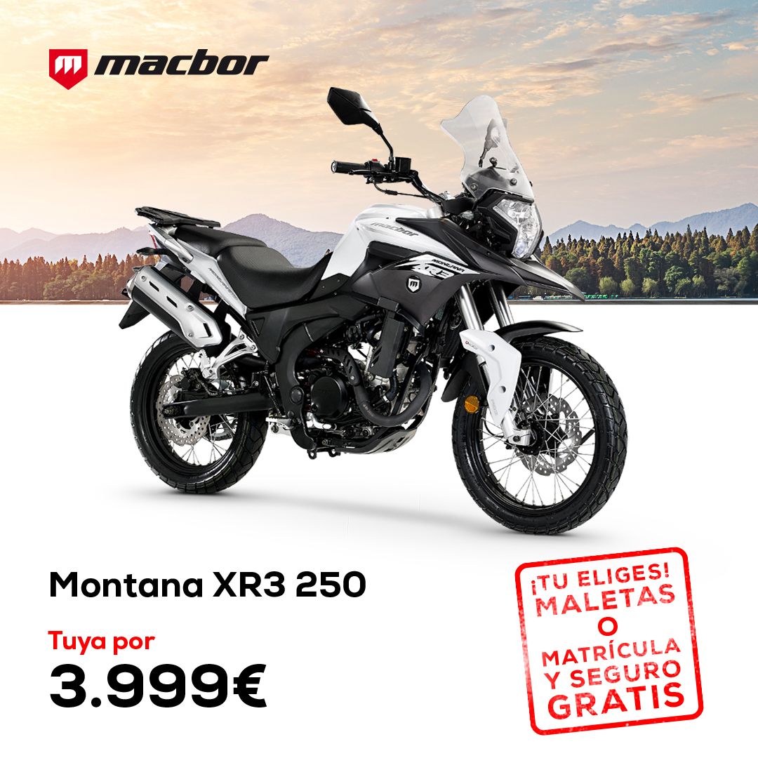 PROMOCION MACBOR MONTANA XR3 POR 3.999€ PROMOCION MACBOR MONTANA XR3 POR 3.999€