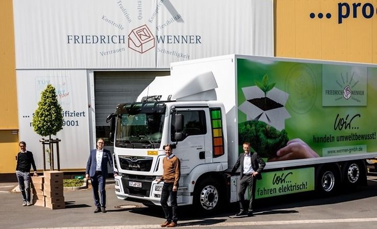 El camión eléctrico MAN para Friedrich Wenner GmbH: un vehículo limpio y silencioso El camión eléctrico MAN para Friedrich Wenner GmbH: un vehículo limpio y silencioso