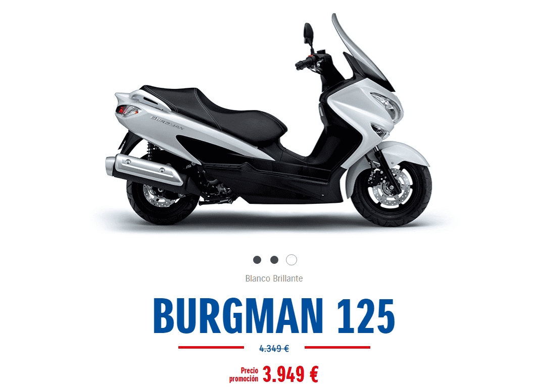 OFERTA SUZUKI BURGMAN 125 POR 3.949€ OFERTA SUZUKI BURGMAN 125 POR 3.949€