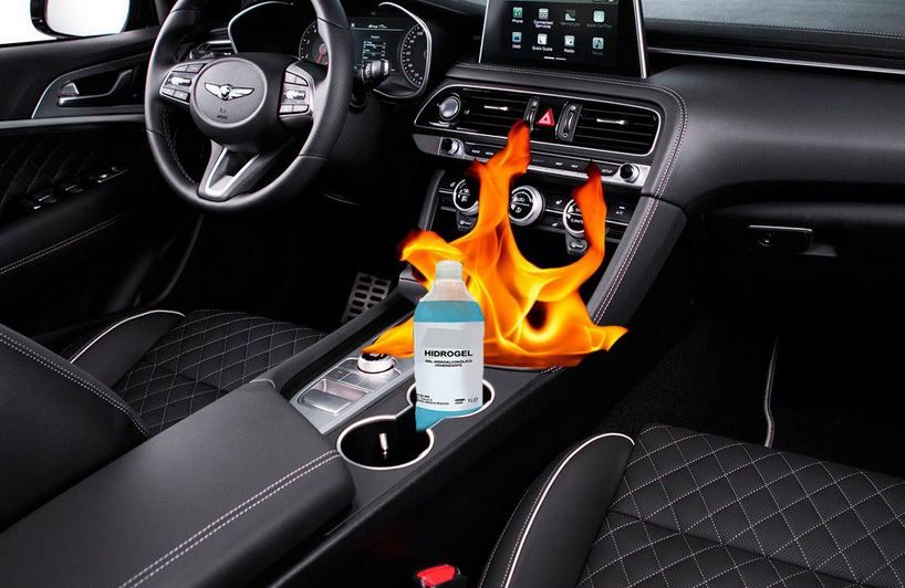¿Puede incendiarse el coche por un bote de hidrogel al sol? ¿Puede incendiarse el coche por un bote de hidrogel al sol?