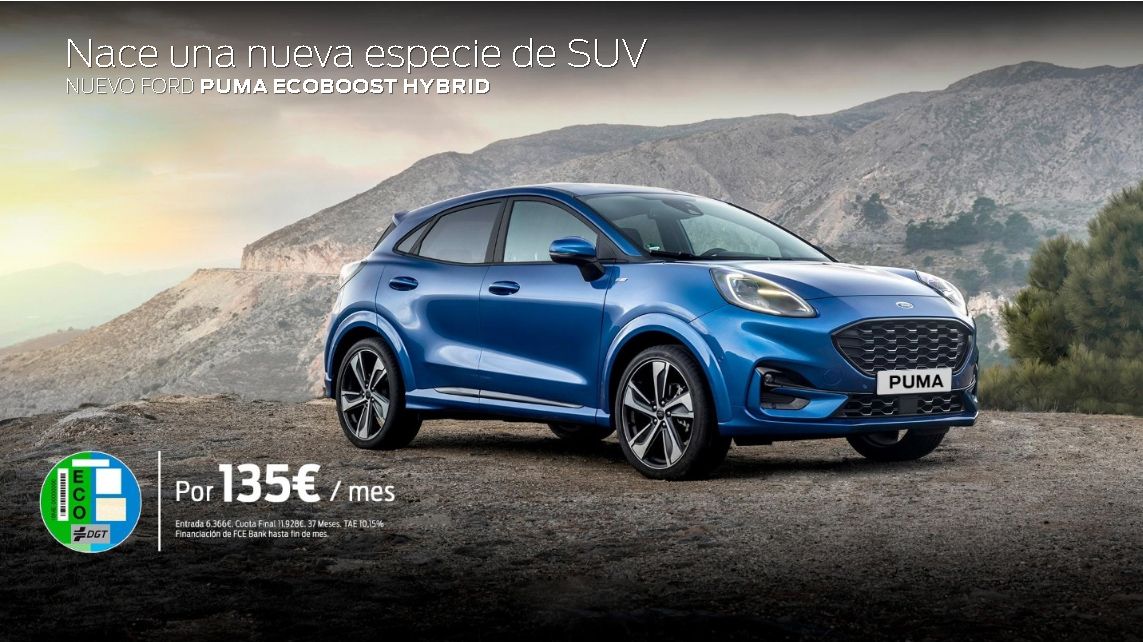 FORD PUMA POR 135€/MES | Tudela Car, Concesionario Oficial Ford Tudela (Navarra)