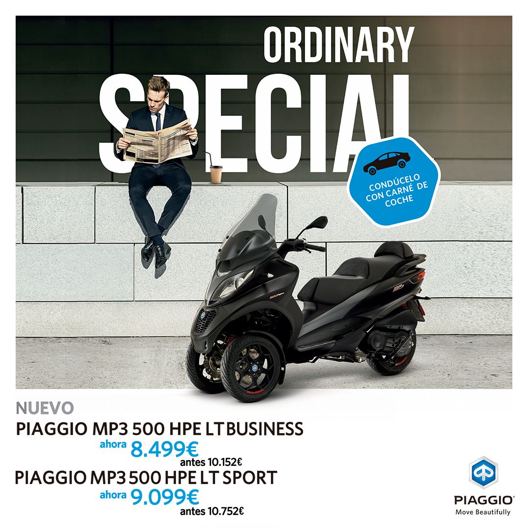 NUEVAS MP3 500cc. CON CARNET DE COCHE AHORA DESDE 8.499€ NUEVAS MP3 500cc. CON CARNET DE COCHE AHORA DESDE 8.499€