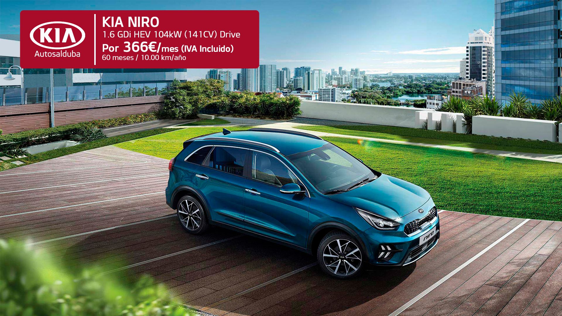 Renting Niro HEV por 366€/mes Renting Niro HEV por 366€/mes