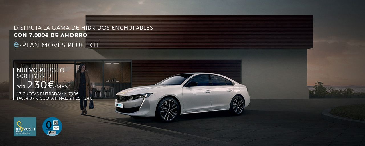 CONDÚCELO POR 230€* - NUEVO PEUGEOT 508 HÍBRIDO ENCHUFABLE CONDÚCELO POR 230€* - NUEVO PEUGEOT 508 HÍBRIDO ENCHUFABLE