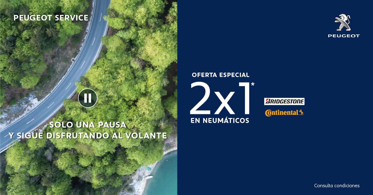 2x1 EN NEUMÁTICOS CONTINENTAL Y BRIDGESTONE + SEGURO 2x1 EN NEUMÁTICOS CONTINENTAL Y BRIDGESTONE + SEGURO