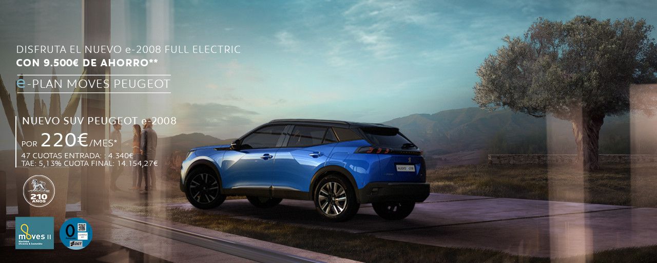 CONDÚCELO POR 220€* - NUEVO SUV PEUGEOT e - 2008 CONDÚCELO POR 220€* - NUEVO SUV PEUGEOT e - 2008