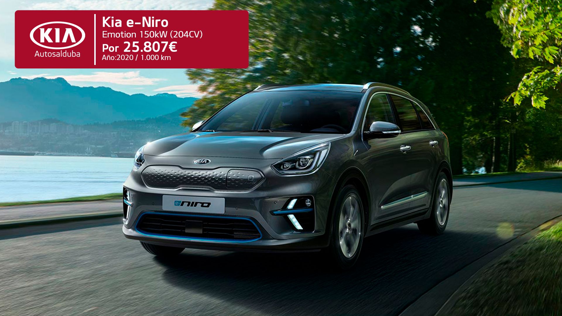 Kia e-Niro por 25.807€ Kia e-Niro por 25.807€