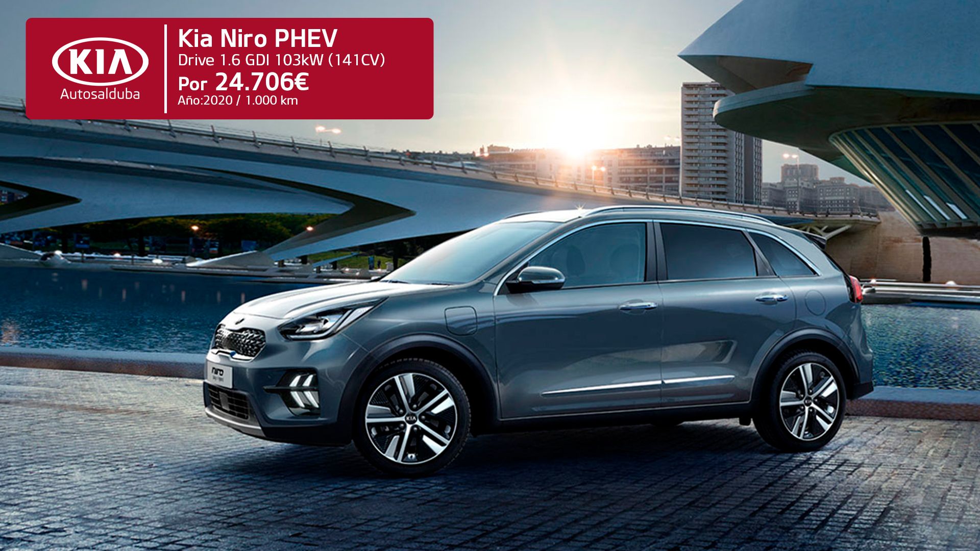 Kia Niro PHEV Drive por 24.706€* Kia Niro PHEV Drive por 24.706€*