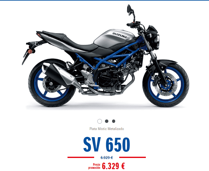 PROMOCION SUZUKI SV650 PROMOCION SUZUKI SV650