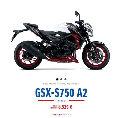 SUZUKI GSX-S750 PARA CARNET A2 SUZUKI GSX-S750 PARA CARNET A2