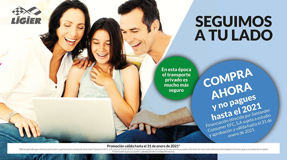 Compra tu Ligier ahora y ¡no pagues hasta el año que viene! Compra tu Ligier ahora y ¡no pagues hasta el año que viene!