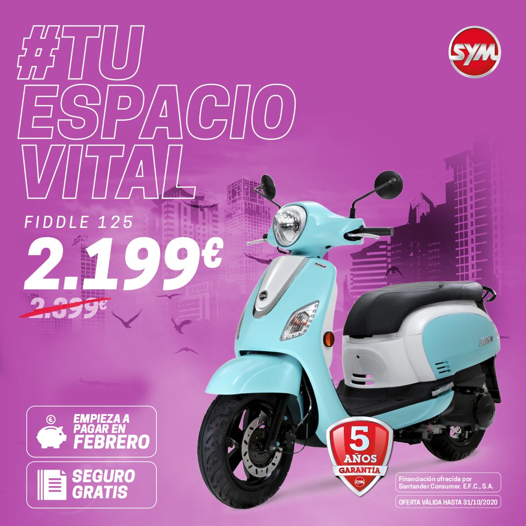 SUPERPROMOCION SYM FIDDLE III 2.199€ + SEGURO GRATIS SUPERPROMOCION SYM FIDDLE III 2.199€ + SEGURO GRATIS