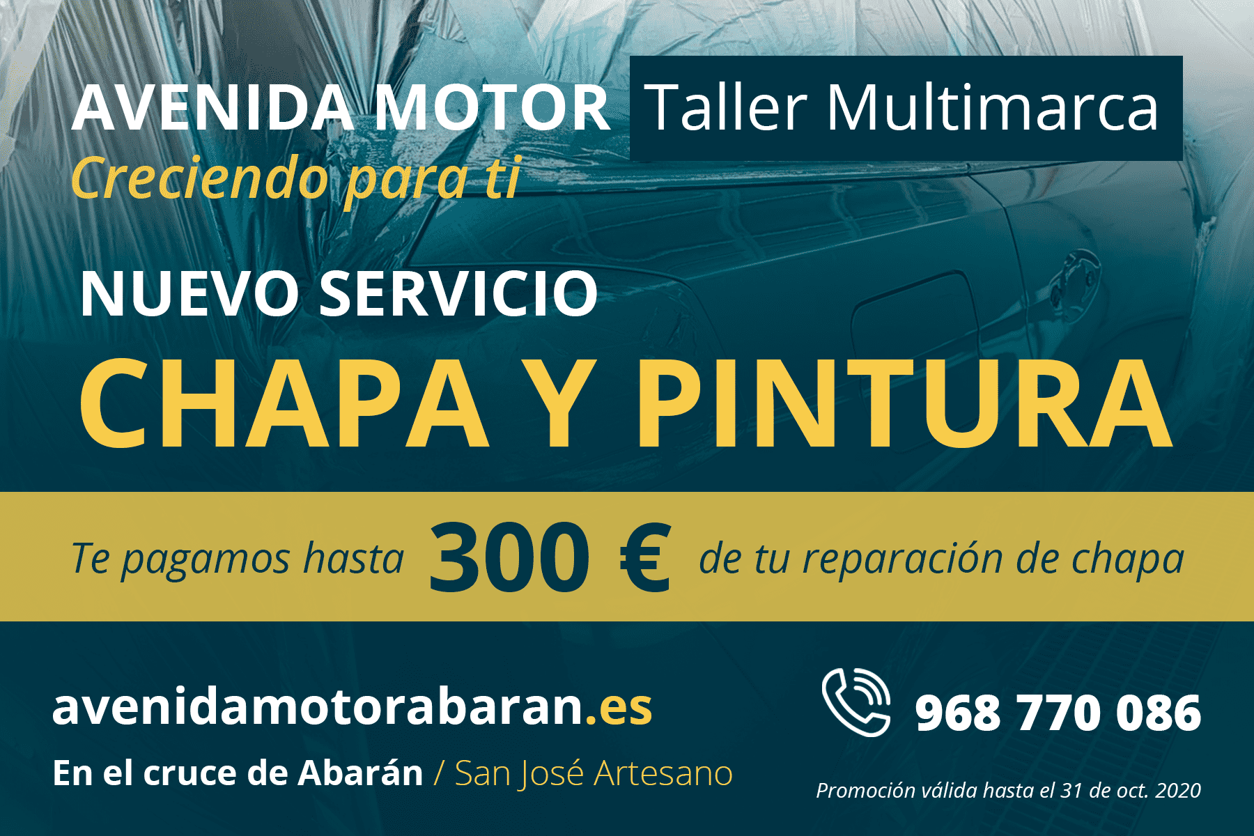 Oferta de Lanzamiento: Trae tu vehículo a reparar de chapa y te pagamos hasta 300€. Oferta de Lanzamiento: Trae tu vehículo a reparar de chapa y te pagamos hasta 300€.