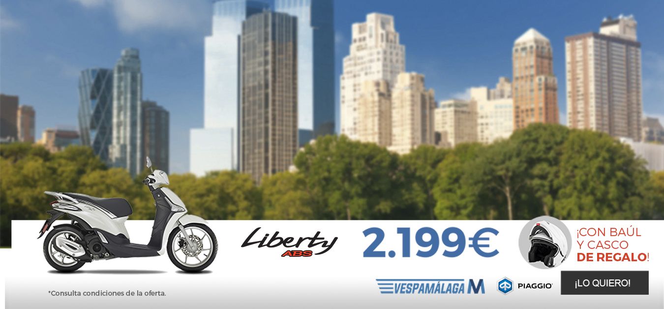 ¡Piaggio Liberty a un precio irresistible! ¡Piaggio Liberty a un precio irresistible!